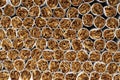 Heap of Tobacco Cigarettes, stack as a background texture, close Royalty Free Stock Photo