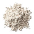 Heap of vanilla protein powder Royalty Free Stock Photo