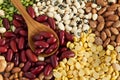 Heap of Various Legumes Royalty Free Stock Photo