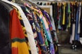 Heap of vintage clothes