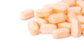 Heap of Vitamin C tablets Royalty Free Stock Photo