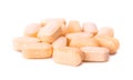 Heap of Vitamin C tablets Royalty Free Stock Photo
