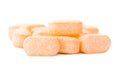 Heap of Vitamin C tablets Royalty Free Stock Photo