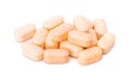 Heap of Vitamin C tablets Royalty Free Stock Photo