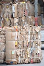 Heap of waste paper with strapping wire ties