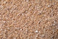 Heap of wheat bran as background, top view Royalty Free Stock Photo