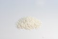 Heap of white perlite on white background Royalty Free Stock Photo