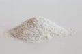 Heap of white rice flour Royalty Free Stock Photo