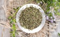Heap of Winter Savory Royalty Free Stock Photo