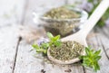 Heap of Winter Savory Royalty Free Stock Photo