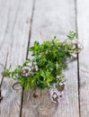 Heap of Winter Savory Royalty Free Stock Photo