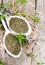 Heap of Winter Savory Royalty Free Stock Photo