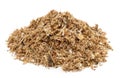 Heap of wood sawdust