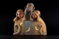 Hear no Evil. Speak No Evil. See No Evil. Royalty Free Stock Photo