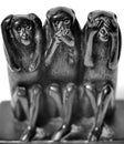 Hear speak see no evil Royalty Free Stock Photo