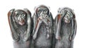 Hear speak see no evil Royalty Free Stock Photo