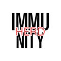 Herd immunity logo icon for New normal lifestye concept Royalty Free Stock Photo