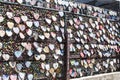 Heard lock wall in Hong Kong Changzhou