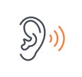 Hearing ability icon