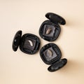 Hearing aid in a box Royalty Free Stock Photo