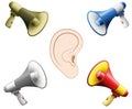 Hearing Damage Ear Noise Din Megaphones