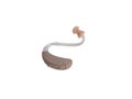 Hearing device on the white background. Hearing aid. Medical equipment for ear care, isolated