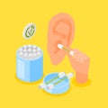 Hearing Hygiene Yellow Background