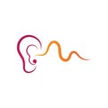 Hearing Logo Template Royalty Free Stock Photo