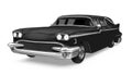 Hearse Car Isolated Royalty Free Stock Photo