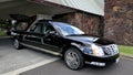 A hearse for funeral service