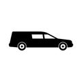 Hearse funeral vehicle Royalty Free Stock Photo