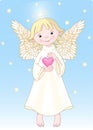 Heart Angel Royalty Free Stock Photo