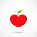Heart apple Royalty Free Stock Photo