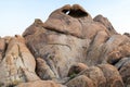 The Heart Arch on the Mobius Arch Trail in the Alabama Hills near Lone Pine, California, USA