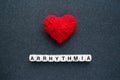 Heart arrhythmia, cardiac dysrhythmia or irregular heartbeat. Ar