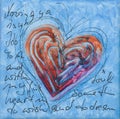 Heart artwork Royalty Free Stock Photo
