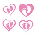 Heart Baby Feet