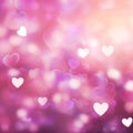 heart background colorful pink for happy valentine Royalty Free Stock Photo