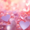 heart background colorful pink for happy valentine Royalty Free Stock Photo