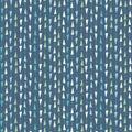 Heart background pattern design. Cute vector seamless repeat of tiny hand drawn hearts in stripes. Green and blue design