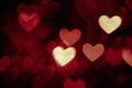 Heart background photo dark brown color Royalty Free Stock Photo