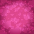 seamless heart pattern and background vector illustration