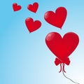 Heart ballons