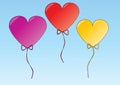 Heart balloons