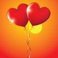 Heart balloons