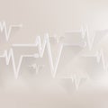 Heart beat, cardiogramm. Pulse icon Royalty Free Stock Photo