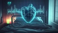 heart beat cardio diagram statistic