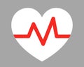 Hearty Beat, Heart Sign and Breathing Icon with Pulse Signal of Heart, Heart Attack Occurrence at Love Sign with Signald-01