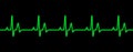 Heart beat line Royalty Free Stock Photo