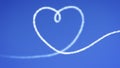 Heart blue sky Royalty Free Stock Photo